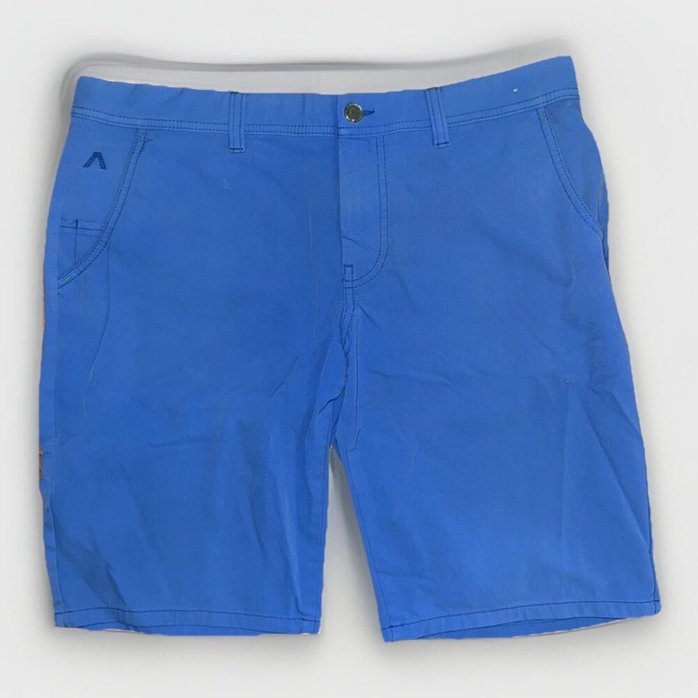 Alberto Men’s Golf Shorts Blue Size 36 Performance Stretch Activewear